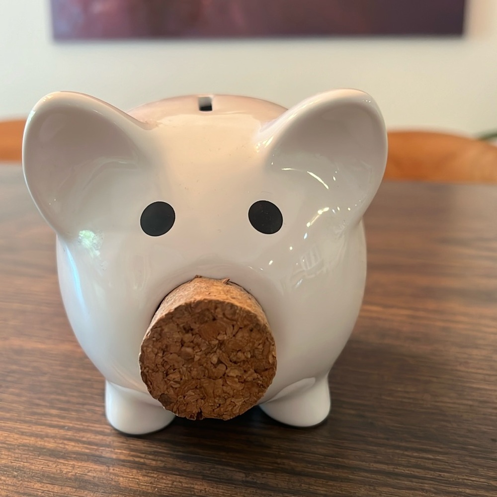 Ceramic Piggy Bank Made in the USA